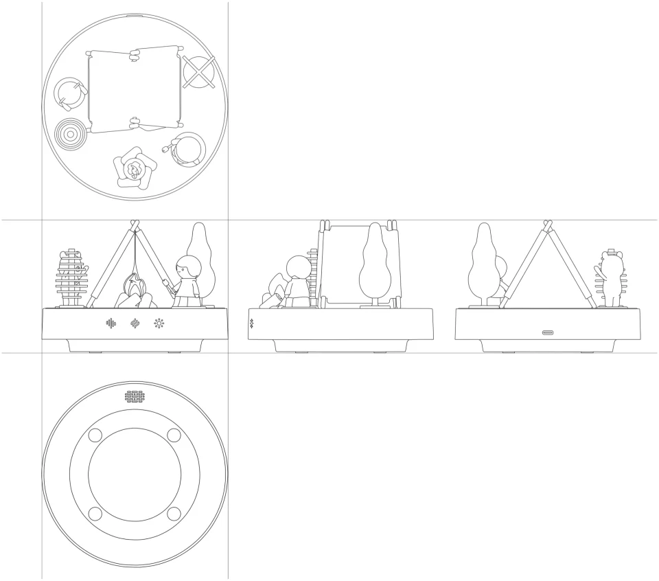 MINICHI TOWN specs - Technical drawing